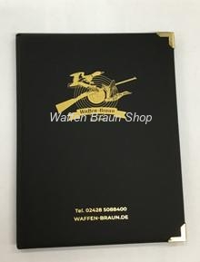 Waffen Braun: WBK-Mappe Schwarz 