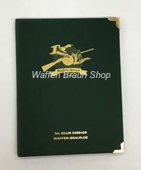 Waffen Braun: WBK-Mappe, Grün 
