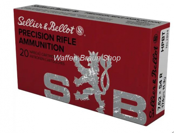 S+B 7,62x54R SMK HPBT 174grs. 20St 
