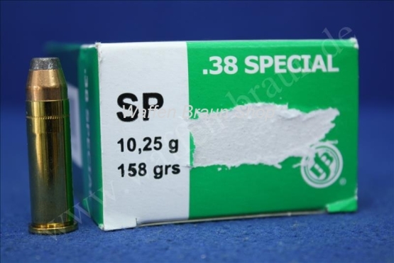S+B .38Spec. SP NON-TOX 158grs. 50St 