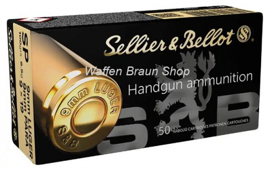 S+B 9mm Luger SP 100grs. 50St 