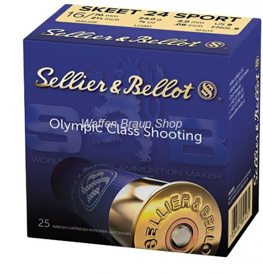 S&B Plastik Sport 16/70 2,0mm 24g.  a25 st."" 
