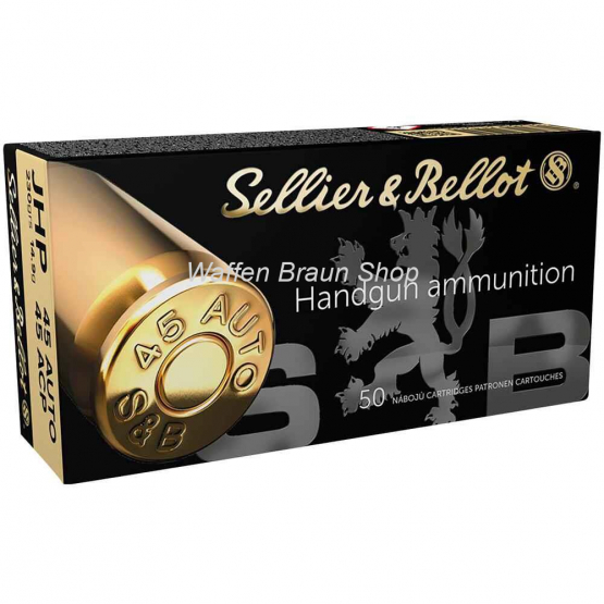 S+B 45 Auto JHP 230 grain 50 Stück 