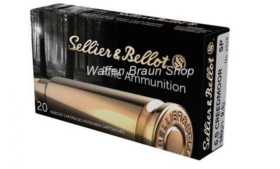 S&B 6,5 Creedmoor, 9,1g/140grs, SP, 20STK 