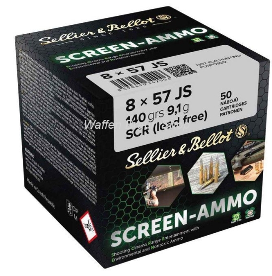 S&B Screen 8x57 IS FMJ Zink 140 grs 50 Stk 