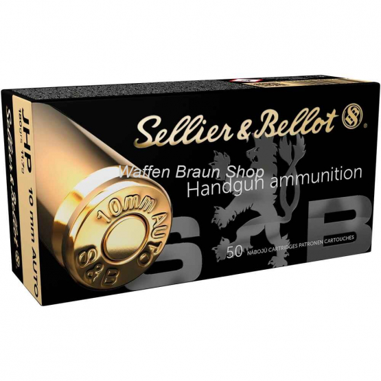 S+B 10 mm Auto JHP 11,7g/180grs. 50 Stück 