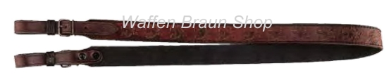 Fritzmann Gewehrriemen aus kräftigem Leder, 30 mm breit 