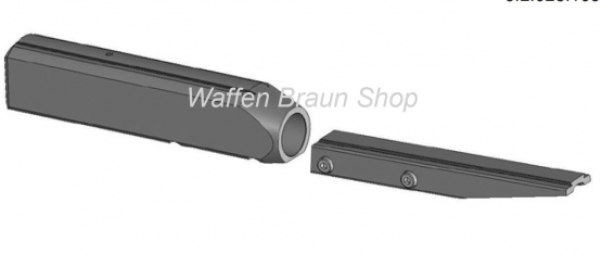 Feinwerkbau Visierlinien Erhöhung, 13mm und Rückverlagerung passend für Modell 601, 602, 603, P70 