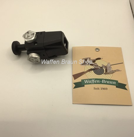Feinwerkbau Match Diopter 20er Klick, schwenkbar, schwarz 