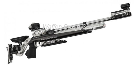 FEINWERKBAU Luftgewehr 800 Alu, Aluschaft, links, schwarz, Griff Größe M, Kal. 4,5mm/.177 