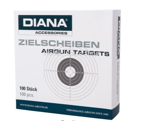 DIANA Zielscheiben 14x14 100 Stück 
