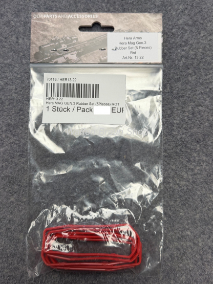 Hera MAG GEN.3 Rubber Set (5Pieces) ROT 