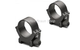 Leupold QRW Ringmontage für Weaverprofil, Schwarz matt, 30mm, Low 