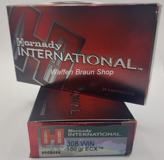 Hornady Kal. .308 Win 150gr ECX 20 Stück 