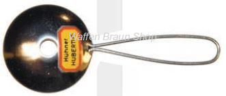 Hühnerlocker aus Metall, vernickelt, mit Griff zum Anhängen 