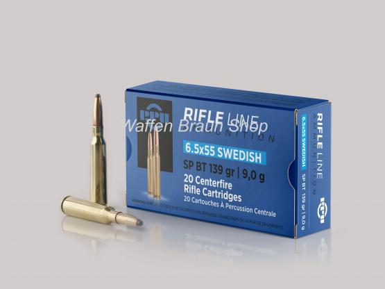 Privi Partizan 6,5x55 SP BT 139 grain 20 STK 