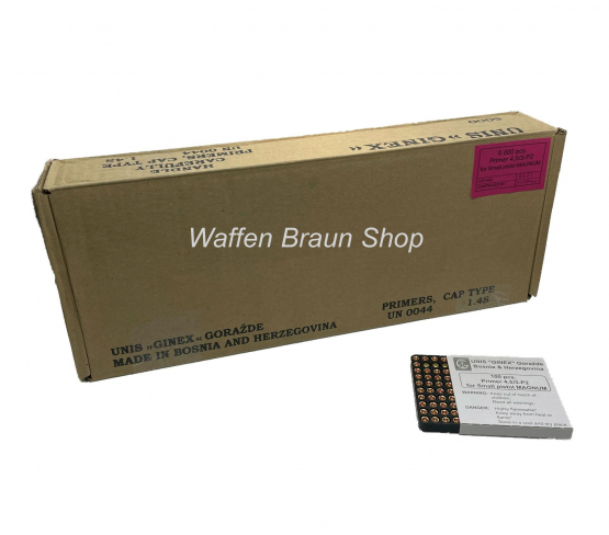 Ginex Zündhütchen Small Pistol Magnum 5000 Stück 