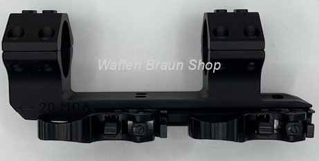 Recknagel Era Tac Blockmontage 2" verl.  durchm 30mm BH22mm, 20 MOA mit Hebel 