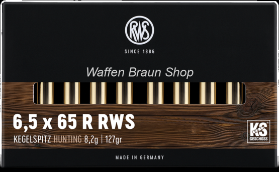 RWS 6,5X65 R RWS KS 8,2G 20ER 
