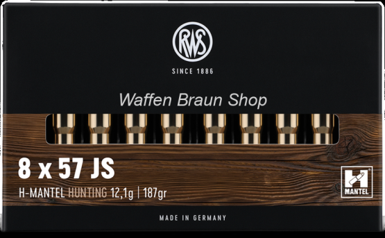 RWS 8X57 JS HMK 12,1G 20ER 