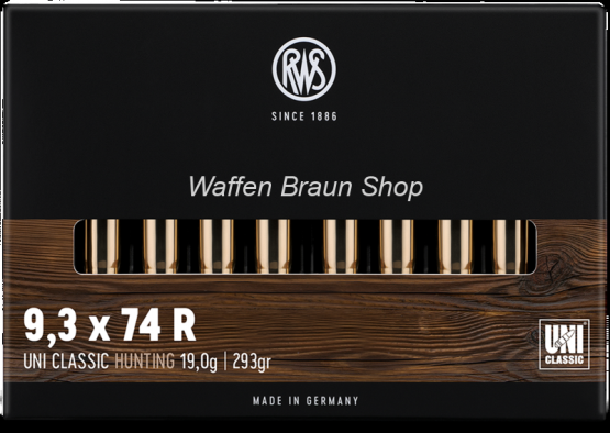 RWS 9,3X74 R UNI 19,0G 20ER 