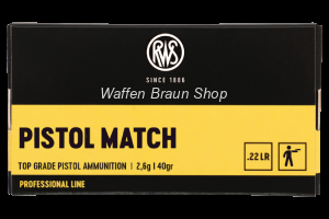 RWS .22 l.r. PISTOL MATCH 50 Stück 