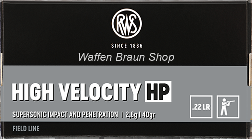 RWS .22 l.r. HV HP 50 Stück 