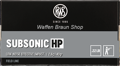 RWS .22 l.r. SUBS H-POINT 50 Stück 