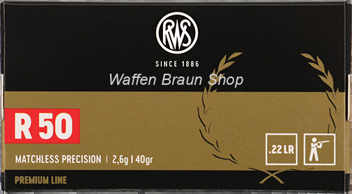 RWS .22 l.r. R50 50 Stück 