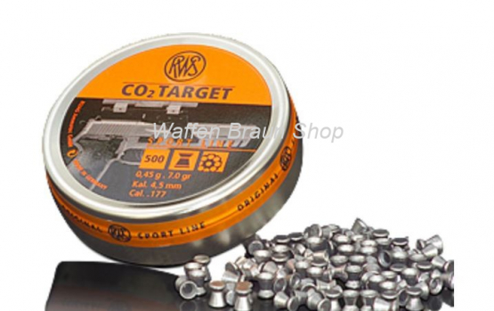 CO2 TARGET 4,5MM 0,45G 500ER 