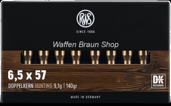 RWS 6,5X57 DK 9,1G 20ER 