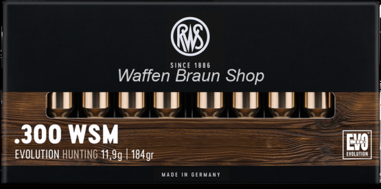 RWS .300 WSM EVO 11,9G 184GR 20ER 