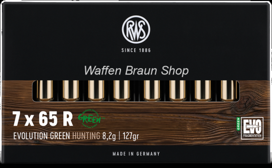 RWS 7x65R EVO GREEN 8,2g 20 Stück 