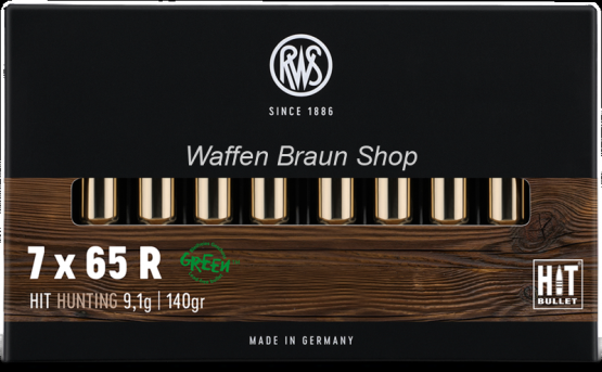 RWS 7x65R HIT 9,1g/140gr. 20 Stück 