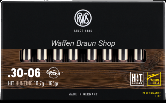 RWS .30-06 Hit Short Rifle Performance Line 10,7g/165 gr. a"20 St. 