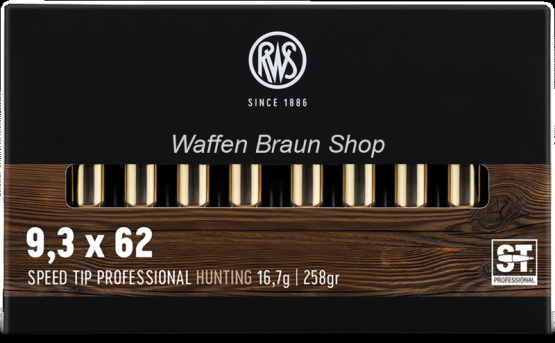 RWS 9,3x62 Speed Tip Pro, 16,7g, 20 Schuss 