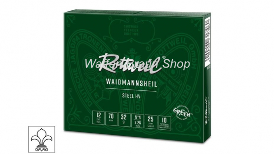 Rottweil Waidmannsheil Steel HV 12/70 3,2 mm 10 Stück 