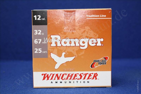 Winchester RANGER,12-70,12mm,32g,P5,25  Stück 