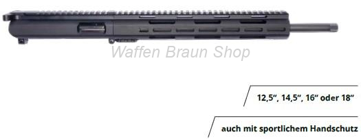 Schmeisser AR 15 Wechselsystem .22 lr 16“ Sport .22 lr  1:16“ 50 cm 1/2-28 UNEF Mündungskappe 