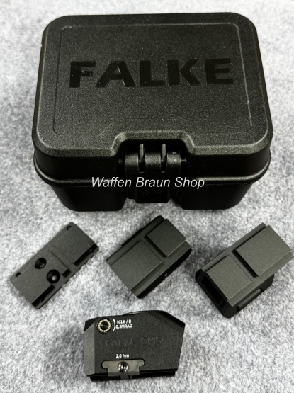 Falke CMS Reddot 3 MOA Dot inkl. High Pic. Mount,Low Pic Mount, Glock M.O.S. Adapter 