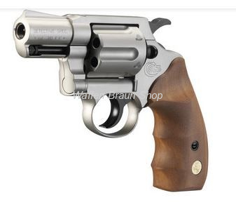 Colt Detective Special Nickel Holz 9 mm R.K. 
