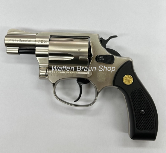 Smith & Wesson Chiefs Special Nickel 9mm P.A.K. 