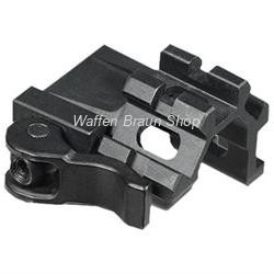 UTG Quad-Rail/Single Slot Angle Mount w/QD Lever Mount 