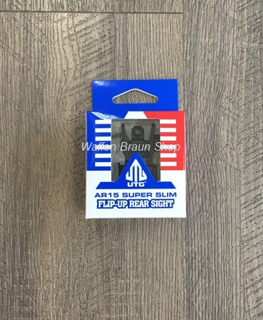 Klappbares Visier mit niedrigem Profil und doppelter Zielöffnung 