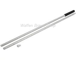 VFG Flintenputzstock .12, 16, 20,  900mm, Aluminium Vollmaterial, 2-teilig mit 9/32" Innengewinde, i 