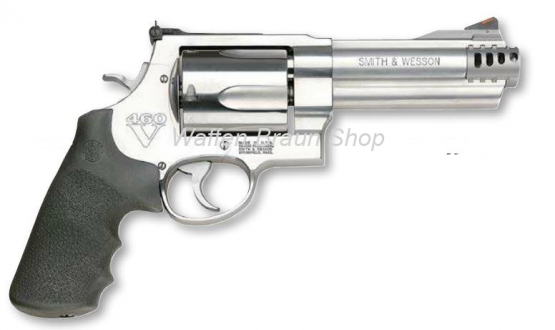 S&W Rev. Mod. 460 V, 5", cal. .460 S&W Mag., stainless 