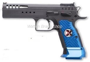 Tanfoglio Pistole T97L Limited HC Custom Xtreme, cal. 9 mm Luger, 5" Bull Barrel, Finish: Black, 