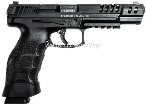 HK-Pistole SFP9-OR Match PUSH-BUTTON, Kal. 9 mm Luger, schwarz,inkl. drei 20-Schuss Mag. 