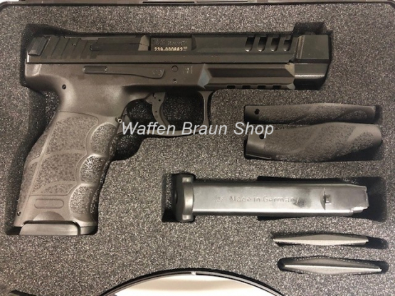 HK-Pistole SFP9L-Optical Ready, Kal. 9 mm x 19, schwarz, inkl. zwei 15-Schuss Magazine 