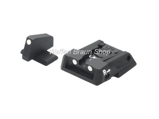 LPA Mikrometer-Visier "SPS", 3-Punkt, inkl. Korn für CZ SP01, Shadow, Shadow 2, Shadow 2 Orange 